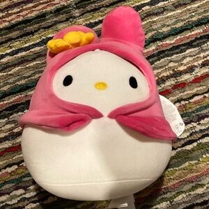 My melody hello kitty stuffed animal